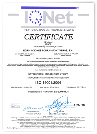 Certificate 14001:2004